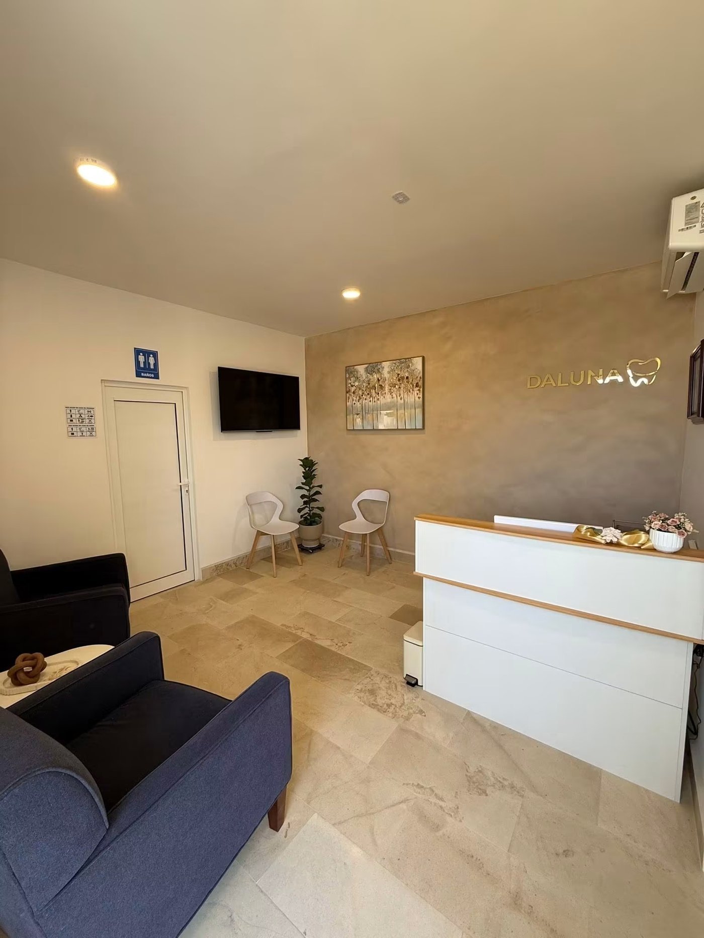 Sala de espera Clínica Dental Daluna